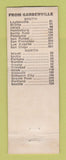 Matchbook Cover - Tiskilwa Motel Garberville CA WORN