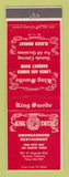 Matchbook Cover - King Swede Smorgasbord Restaurant Burbank CA