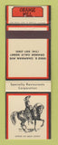 Matchbook Cover - Orange Hill Orange CA restaurant