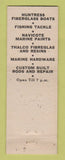 Matchbook Cover - Huntress Fibreglas Products Boat Rentals Berkeley CA WEAR