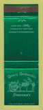 Matchbook Cover - Dewey Bargiocchi's Francesco's Oakland CA GREEN
