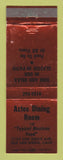 Matchbook Cover - Aztec Dining Room San Diego CA