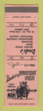 Matchbook Cover - Dude's Steak House Brandin' Iron Sidney NE