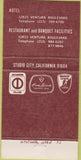 Matchbook Cover - Sportsmen's Lodge Studio City CA WEAR 30 Strike