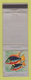 Matchbook Cover - Ohio Blue Tip Matches Fish Firemouth