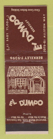 Matchbook Cover - El Dumpo Restaurant Berkeley CA