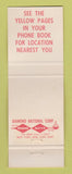 Matchbook Cover - Straw Hat Pizza Palace Restaurant