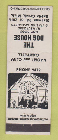 Matchbook Cover - The Dog House Battle Creek MI restaurant