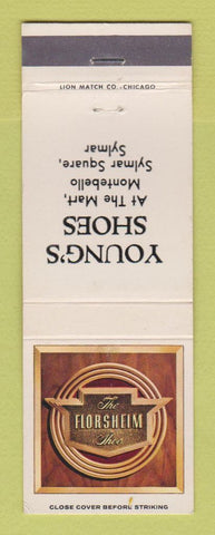 Matchbook Cover - Florsheim Shoes Young's Sylmar Montebello CA