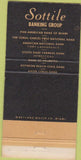 Matchbook Cover - Sottile Group Banks Avon Park FL 30 Strike