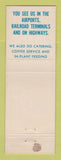 Matchbook Cover - Savarin Restaurants 1968