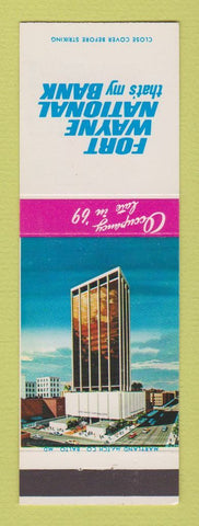 Matchbook Cover - Fort Wayne National Bank IN