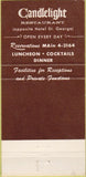 Matchbook Cover - Candlelight Restaurant Brooklyn Heights NY 30 Strike
