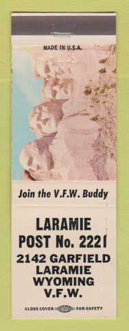 Matchbook Cover - VFW Post 2221 Laramie WY