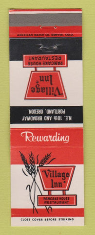 Matchbook Cover - Village Inn Pancake Restaurants CHAIN