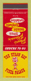 Matchbook Cover - Straw Hat Pizza Palace Restaurant