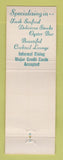 Matchbook Cover - Gary's Duck Inn Orlando FL