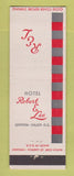 Matchbook Cover - Hotel Robert E Lee Winston Salem NC