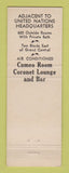 Matchbook Cover - Hotel Tudor New York City