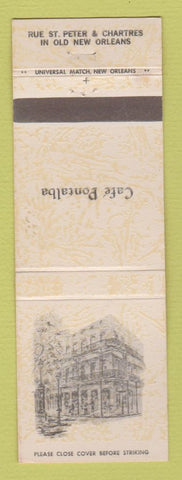 Matchbook Cover - Cafe Pontalba New Orleans LA