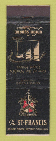 Matchbook Cover - St Francis Hotel San Francisco CA