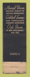 Matchbook Cover - St Francis Hotel San Francisco CA