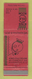 Matchbook Cover - King Cole Room Washington DC WEAR