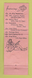 Matchbook Cover - Pedro's South of the Border Dillon SC