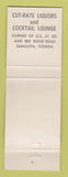 Matchbook Cover - Foremost Liquor Stores  bar Dixie Lee's Sarasota FL