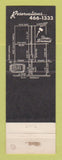Matchbook Cover - Beau Brummel Restaurant Salt Lake City UT
