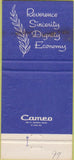 Matchbook Cover - JH Churchill Funeral Home Murray KY WEAR 30 Strike