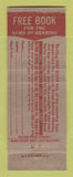 Matchbook Cover - Beltone Hearing Aids