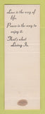 Matchbook Cover - Ravenhurst Peace CA