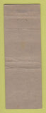 Matchbook Cover - Strop Taxi Raleigh NC Cab WORN