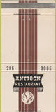 Matchbook Cover - Antioch Restaurant IL WEAR 30 Strike