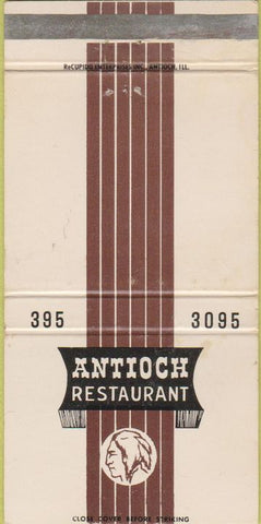 Matchbook Cover - Antioch Restaurant IL WEAR 30 Strike