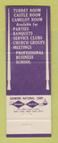 Matchbook Cover - Sir George's Phoenix Mesa Tucson Yuma Sun City AZ