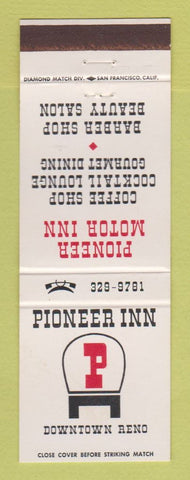 Matchbook Cover - Pioneer Inn Reno NV