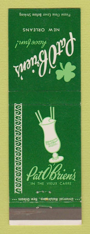 Matchbook Cover - Pat O'Brien's New Orleans LA