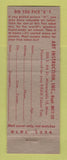 Matchbook Cover - Talent Test Art Instruction Minneapolis MN #1