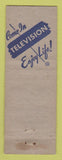 Matchbook Cover - Marvin's Restaurant and Lounge Oakland CA checkers