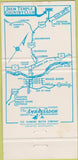 Matchbook Cover - Irem Temple Country Club Dallas PA shriners 30 Strike
