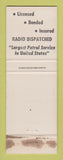 Matchbook Cover - International City Security Guards Northern CA WEAR
