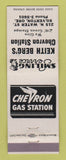 Matchbook Cover - Chevron oil gas Keith Berg's Silverton OR
