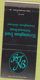 Matchbook Cover - Birmingham Trust Bank AL 30 Strike