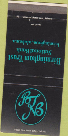 Matchbook Cover - Birmingham Trust Bank AL 30 Strike
