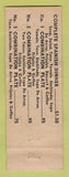 Matchbook Cover - La Casa Blanca San Diego CA Spanish Food