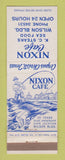 Matchbook Cover - Nixon Cafe Corpus Christi TX