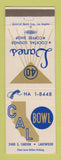 Matchbook Cover - Cal Bowl Bowling Lakewood CA