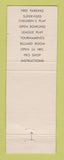 Matchbook Cover - Cal Bowl Bowling Lakewood CA